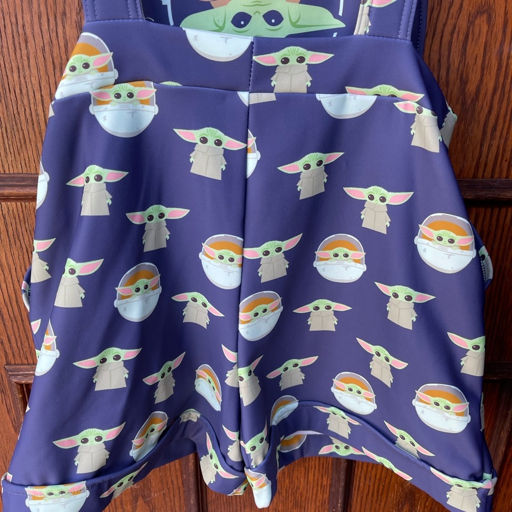 Medium Blackmilk Baby Yoda/Grogu Overalls Star Wars T… Gem